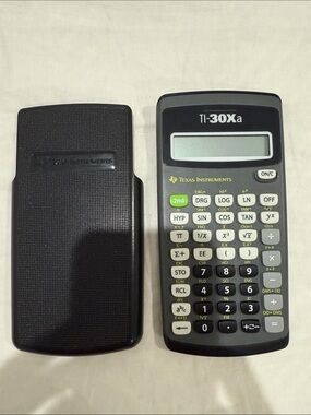 Texas Instruments TI-30Xa Scientific Calculator - Black and Gray